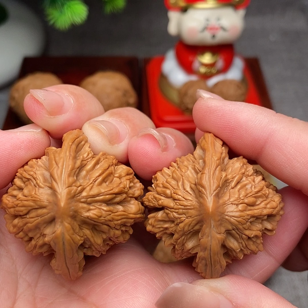 把件文玩核桃41全品毕业麦穗虎头