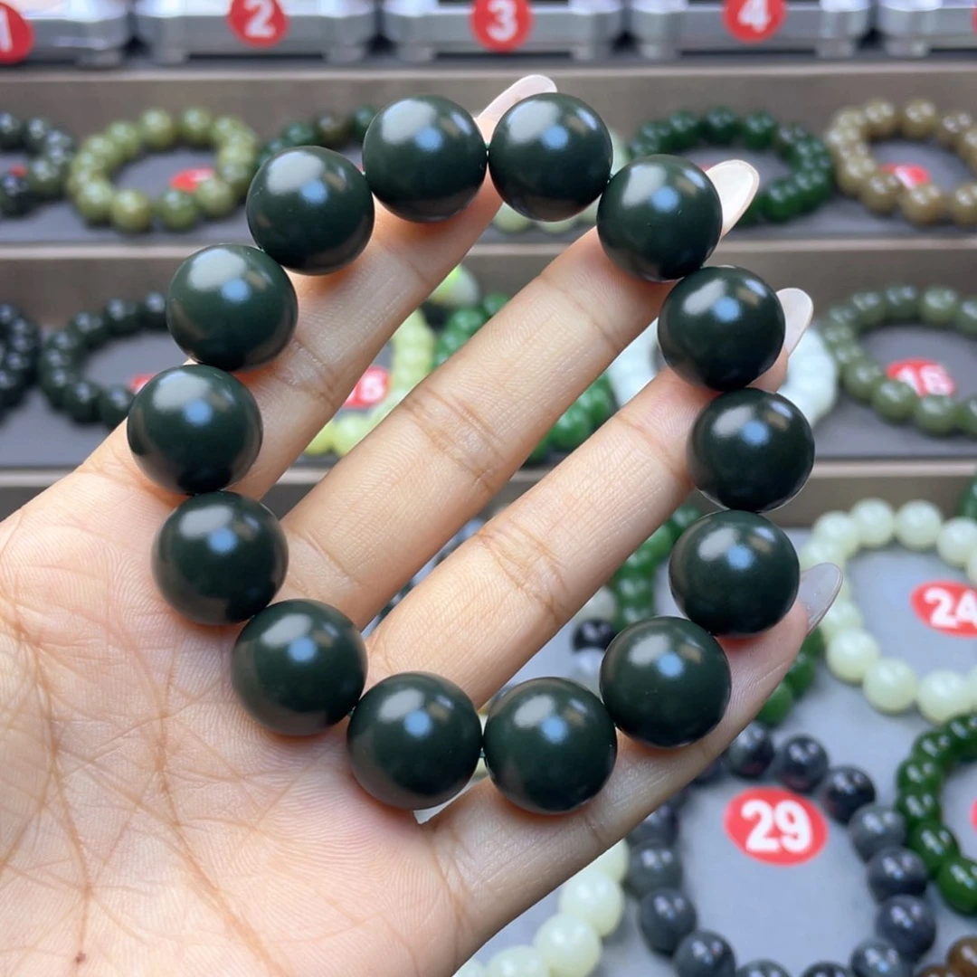 和田玉手串未镶嵌