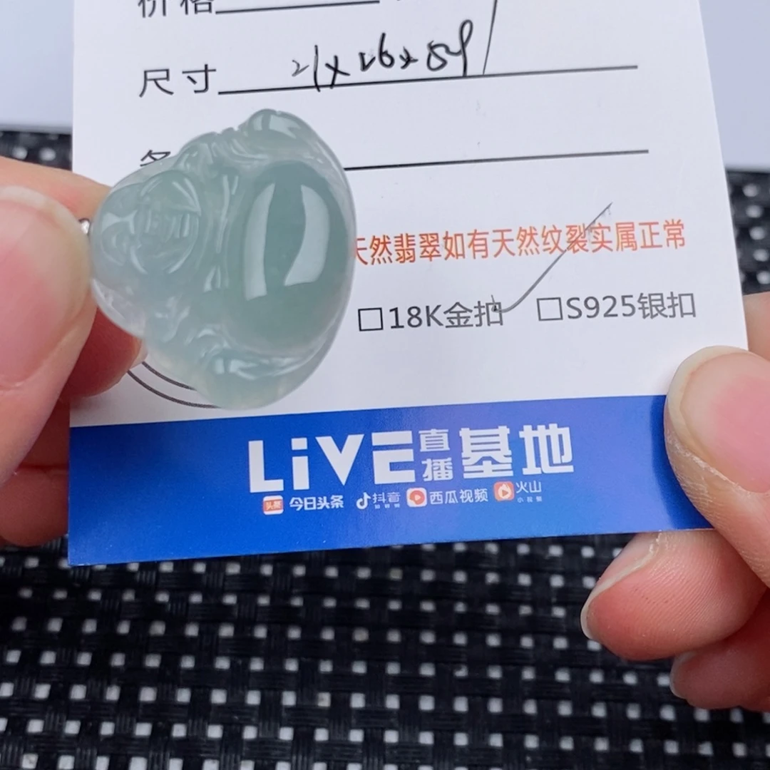 翡翠银S925镶嵌颈饰