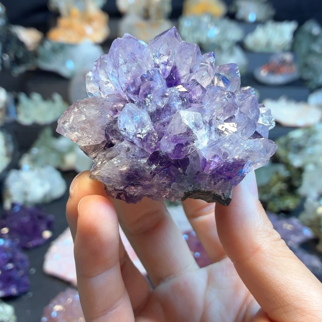 有机玻璃绝美紫晶花