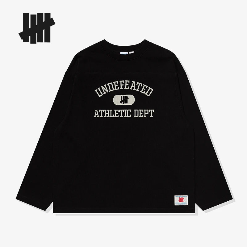 UNDEFEATED五条杠官方冬季新品logo设计圆领卫衣UI54GKC01M