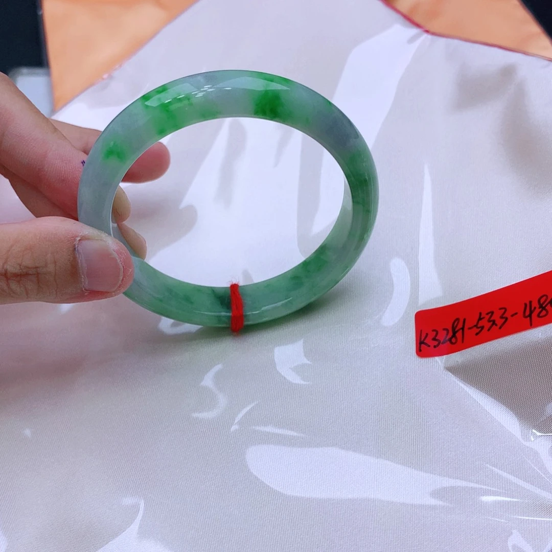 未镶嵌手镯翡翠糖*