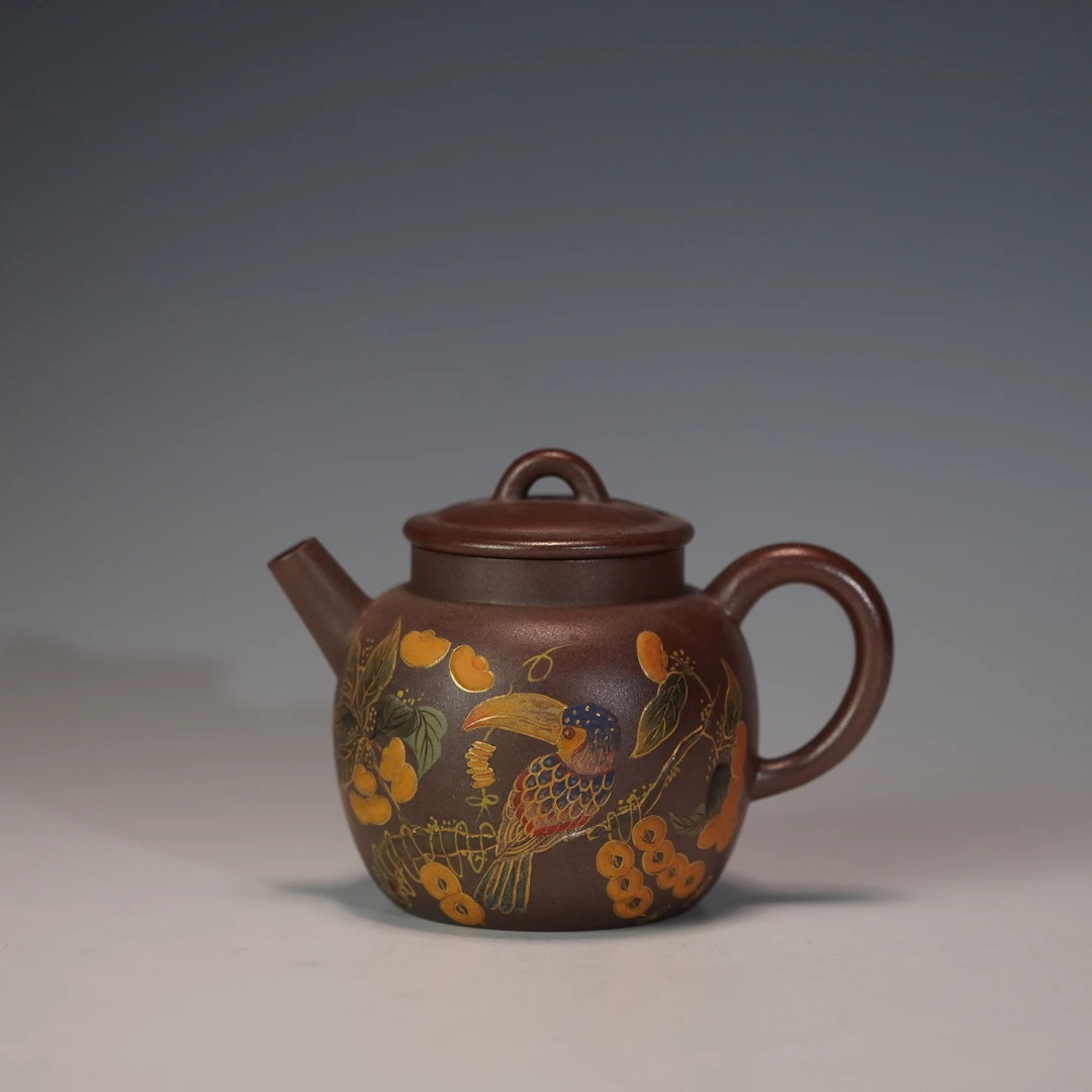 lot.21557 未田 段泥柴烧月升壶 150cc