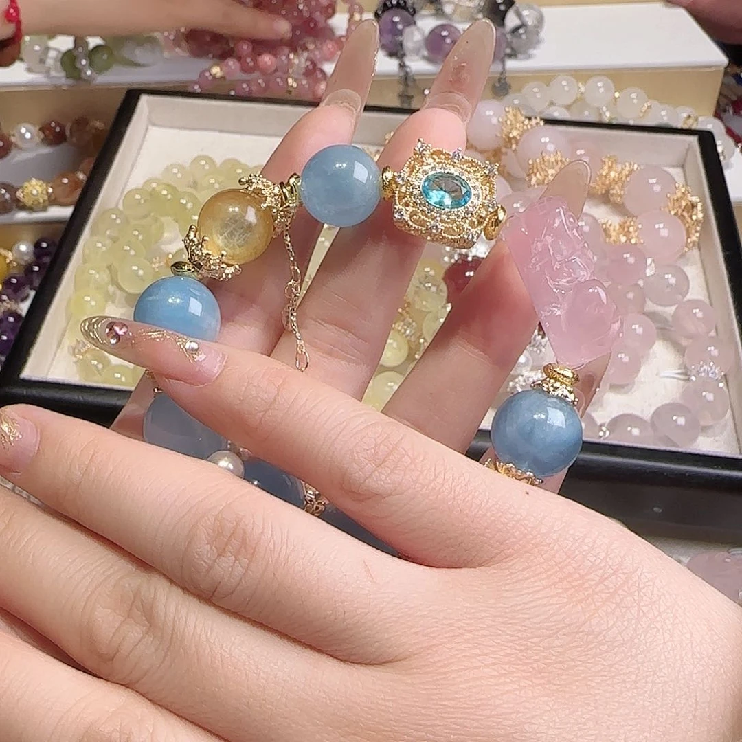 水晶手链未镶嵌把