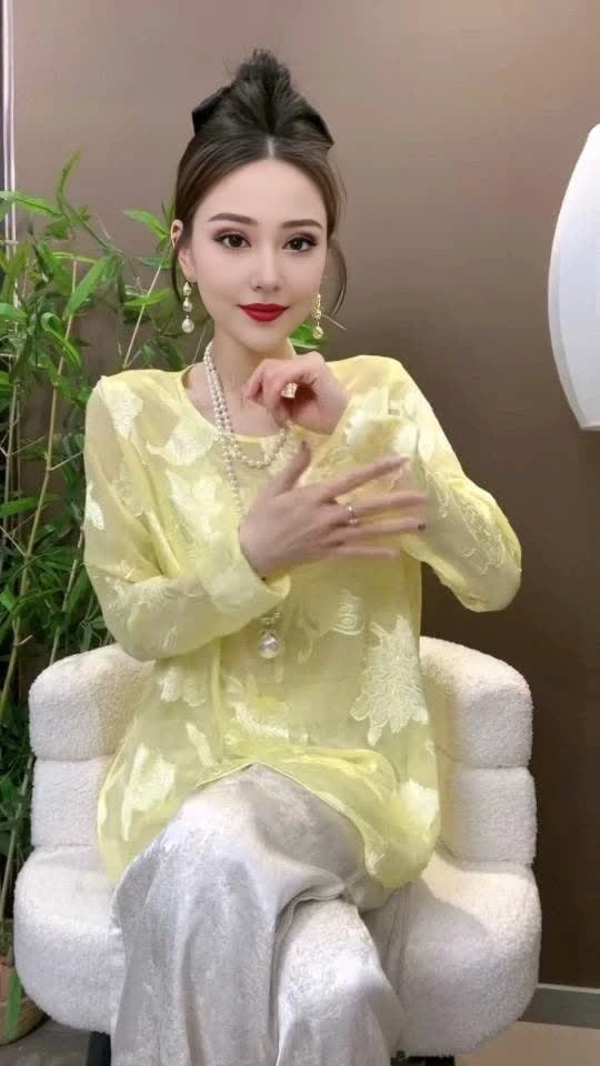 新中式夏季薄款防晒宽松百搭长袖上衣