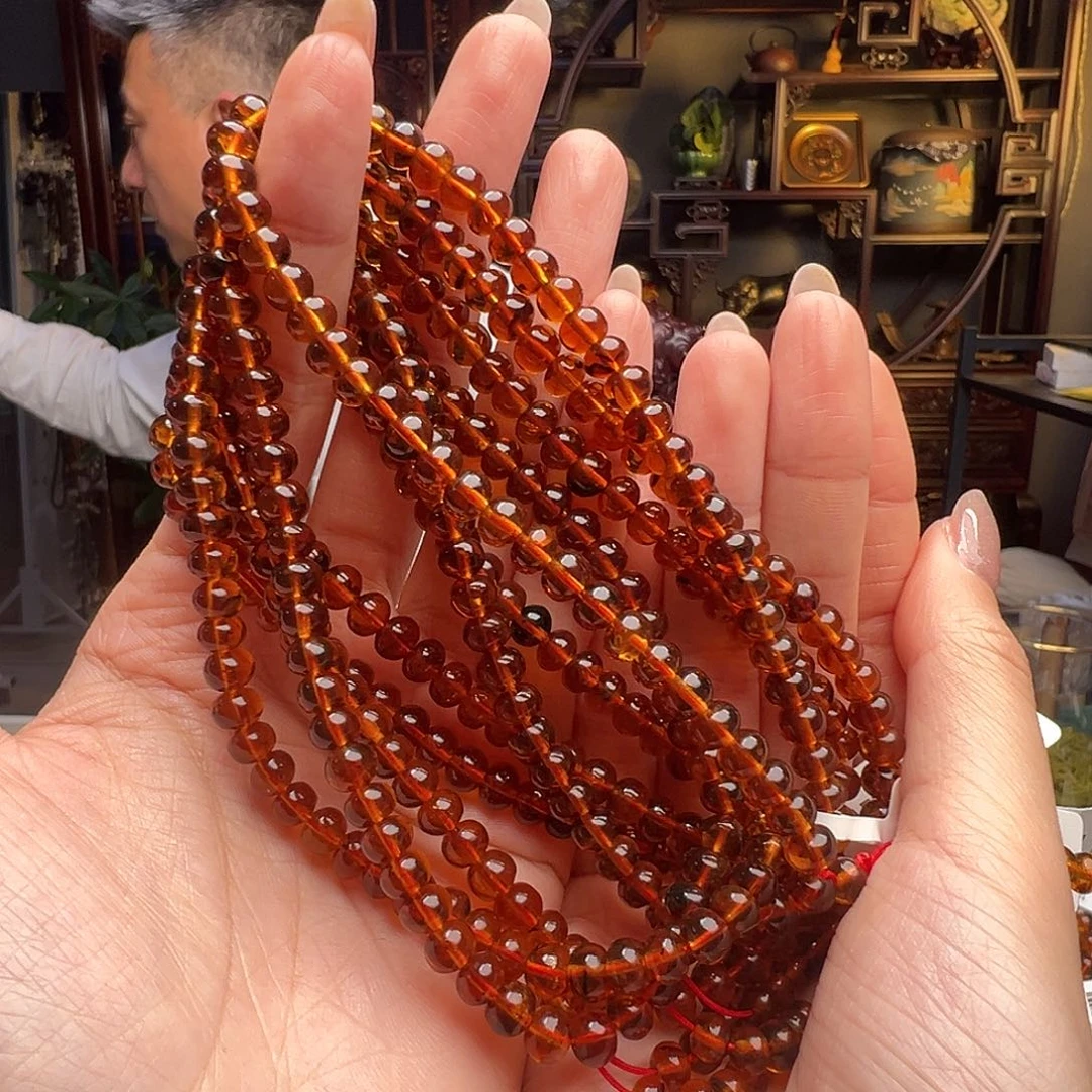 琥珀未镶嵌裸石抚顺琥珀20552六多样性发其一