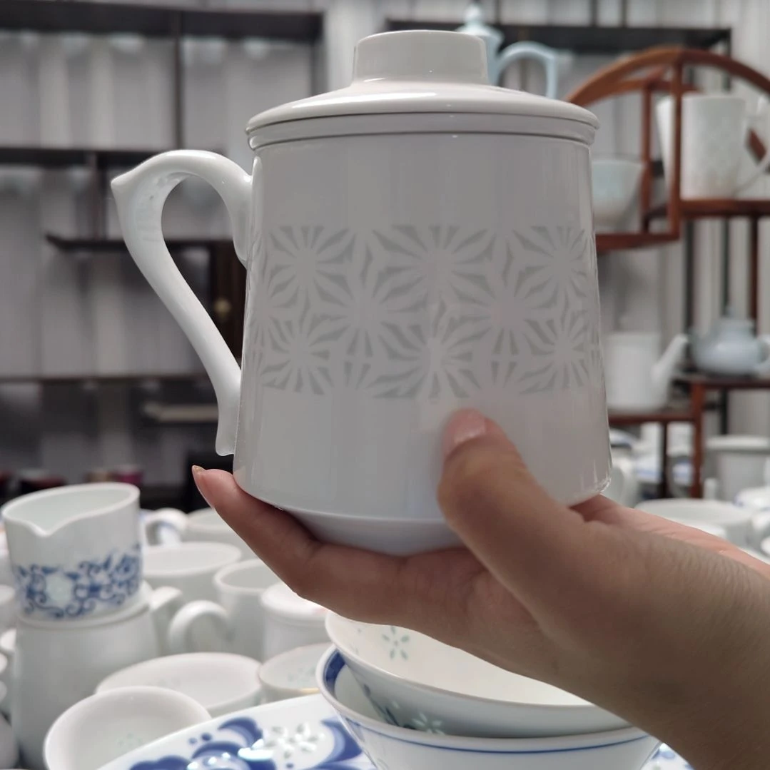 瓷盛世茶漏杯三件套一套