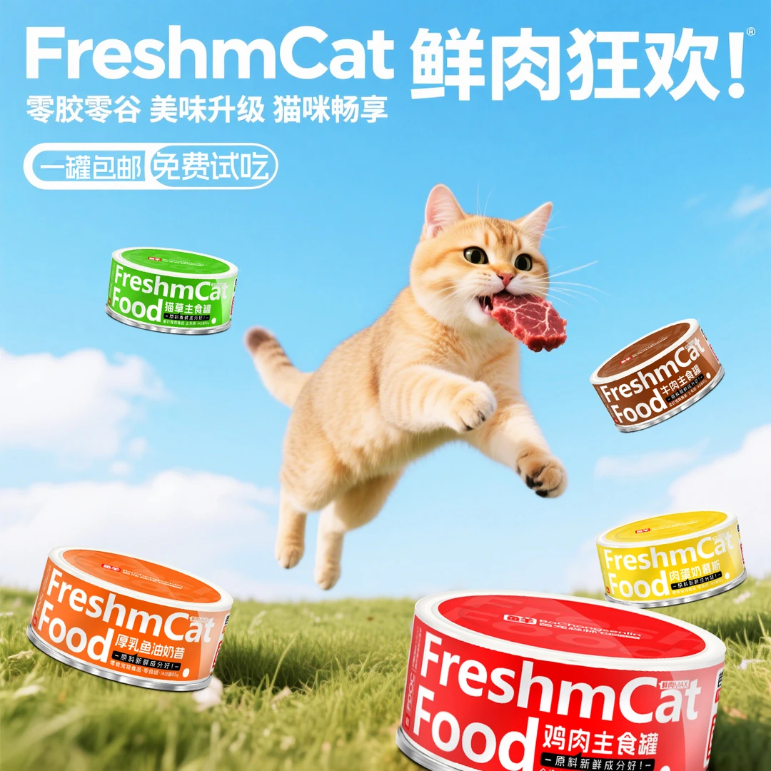 猫罐头主食罐猫咪零食猫咪必备食品主食营养罐头宠物猫猫食物