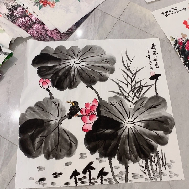 国画艺术作品欣赏纸本