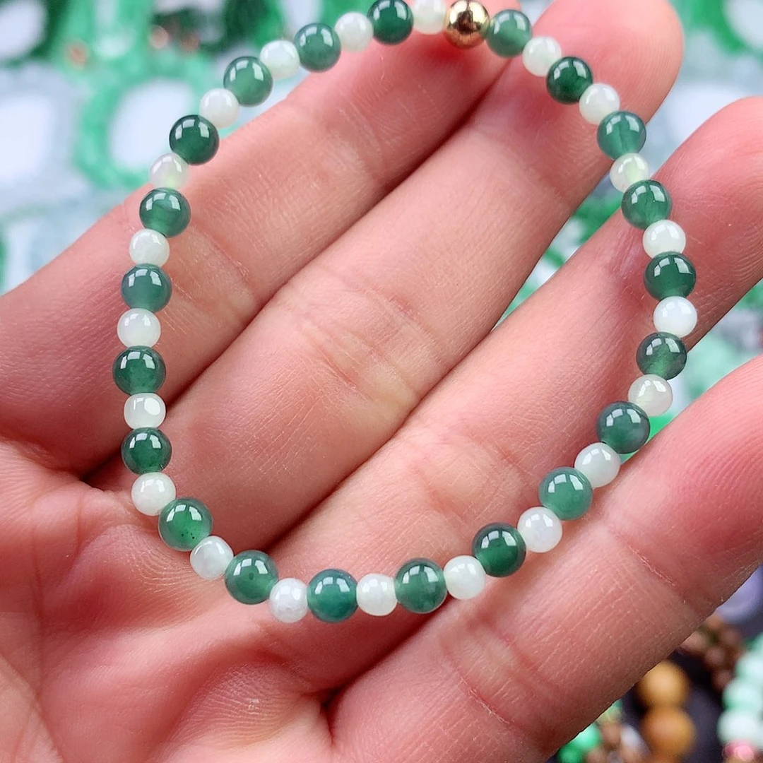 未镶嵌手链翡翠手串