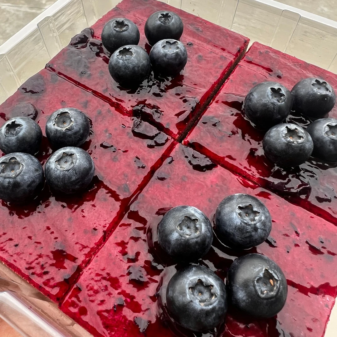 【鲜蓝莓香草蛋糕】顺丰冷链4块淡奶油蛋糕冰淇淋口味6寸左右350g/盒慕斯蛋糕甜品下午茶蛋糕美食