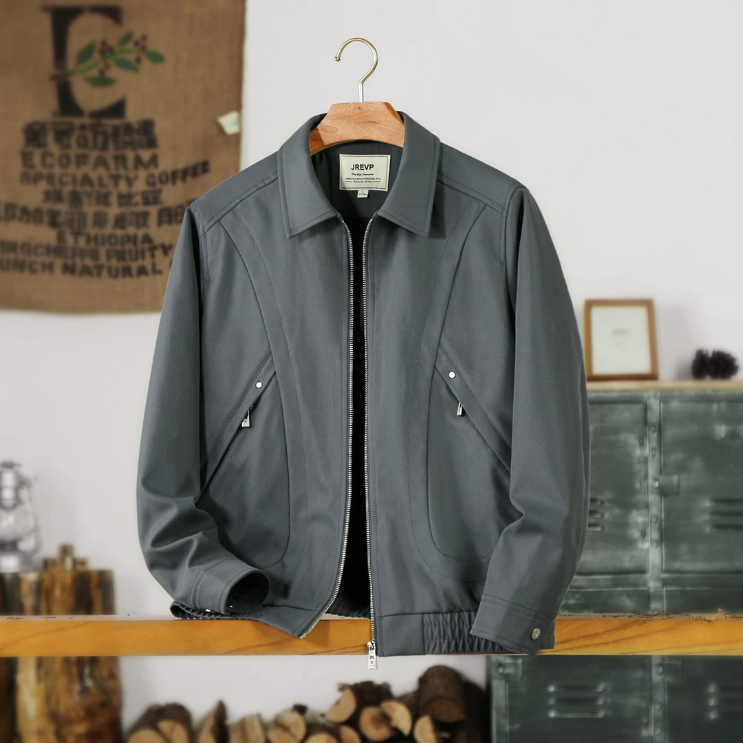 锡芝班拿男春秋季美式复古底特律工装巴恩风潮牌休闲宽松翻领外套