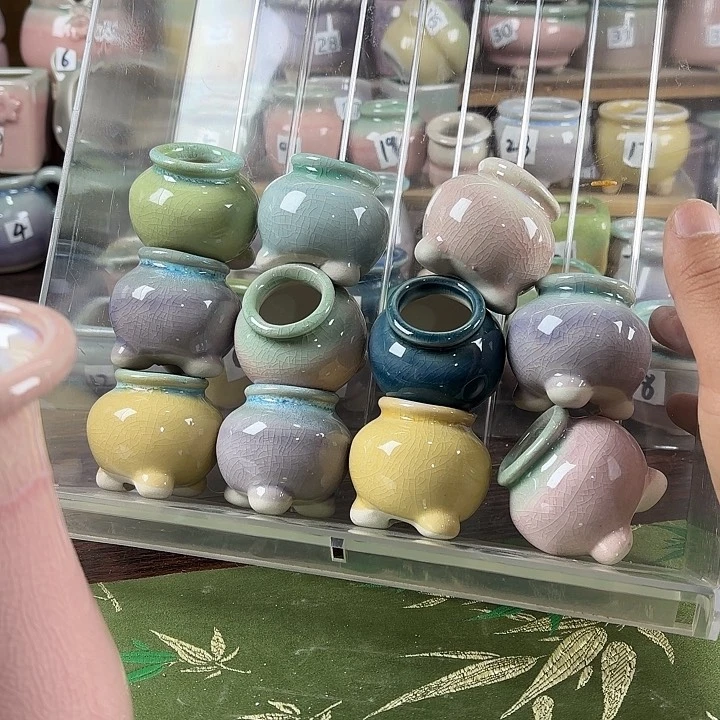 红陶量货/口高深浅搭配发6