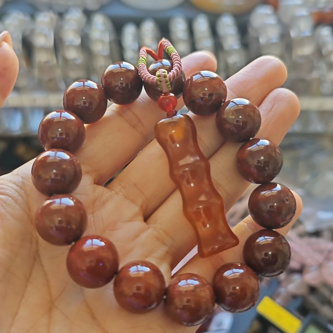 ****人玛瑙/玉髓未镶嵌手串