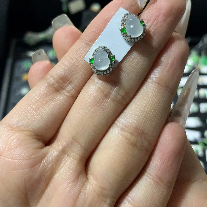 翡翠银S925镶嵌戒指