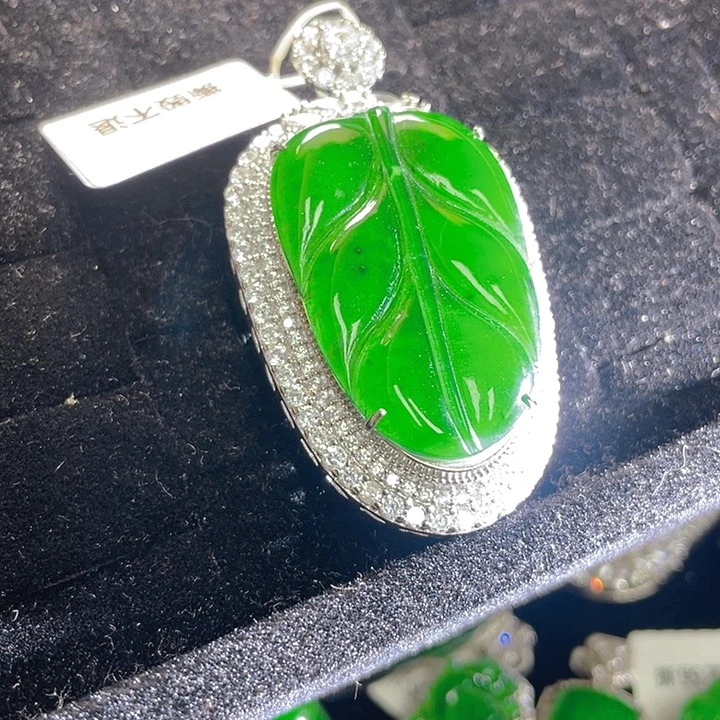翡翠未镶嵌颈饰27，