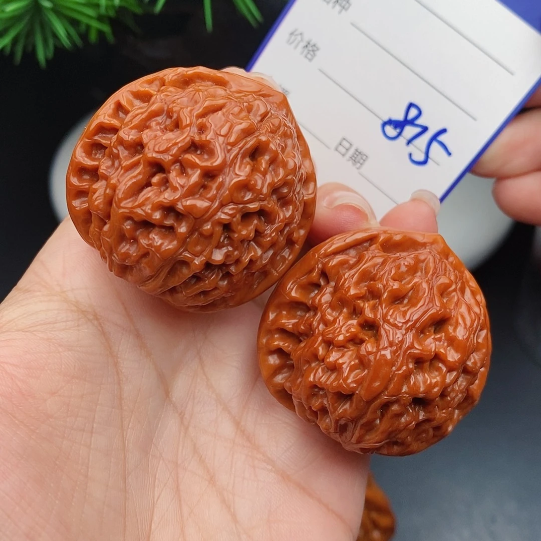 文玩核桃把件41水龙纹815