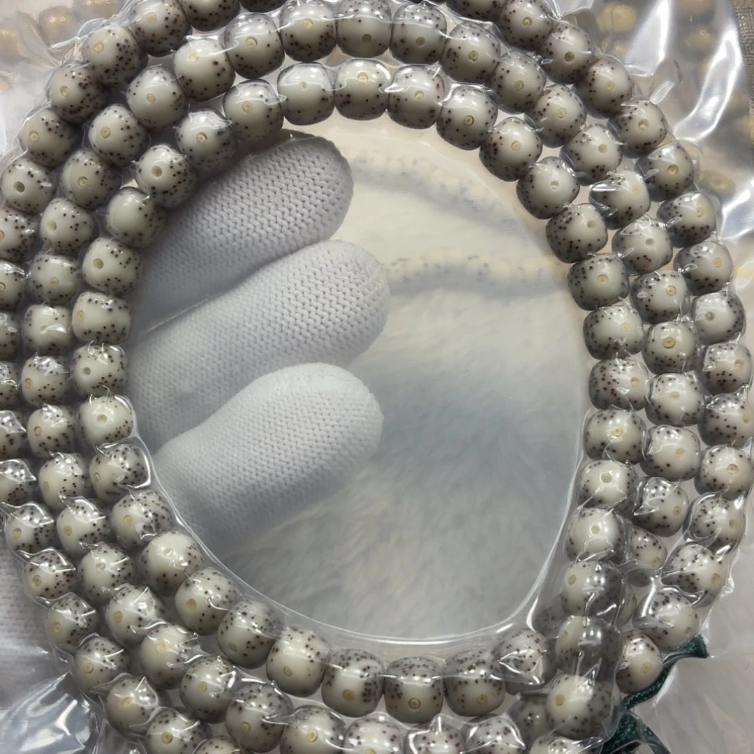 星月菩提手串石玉87大眼睛