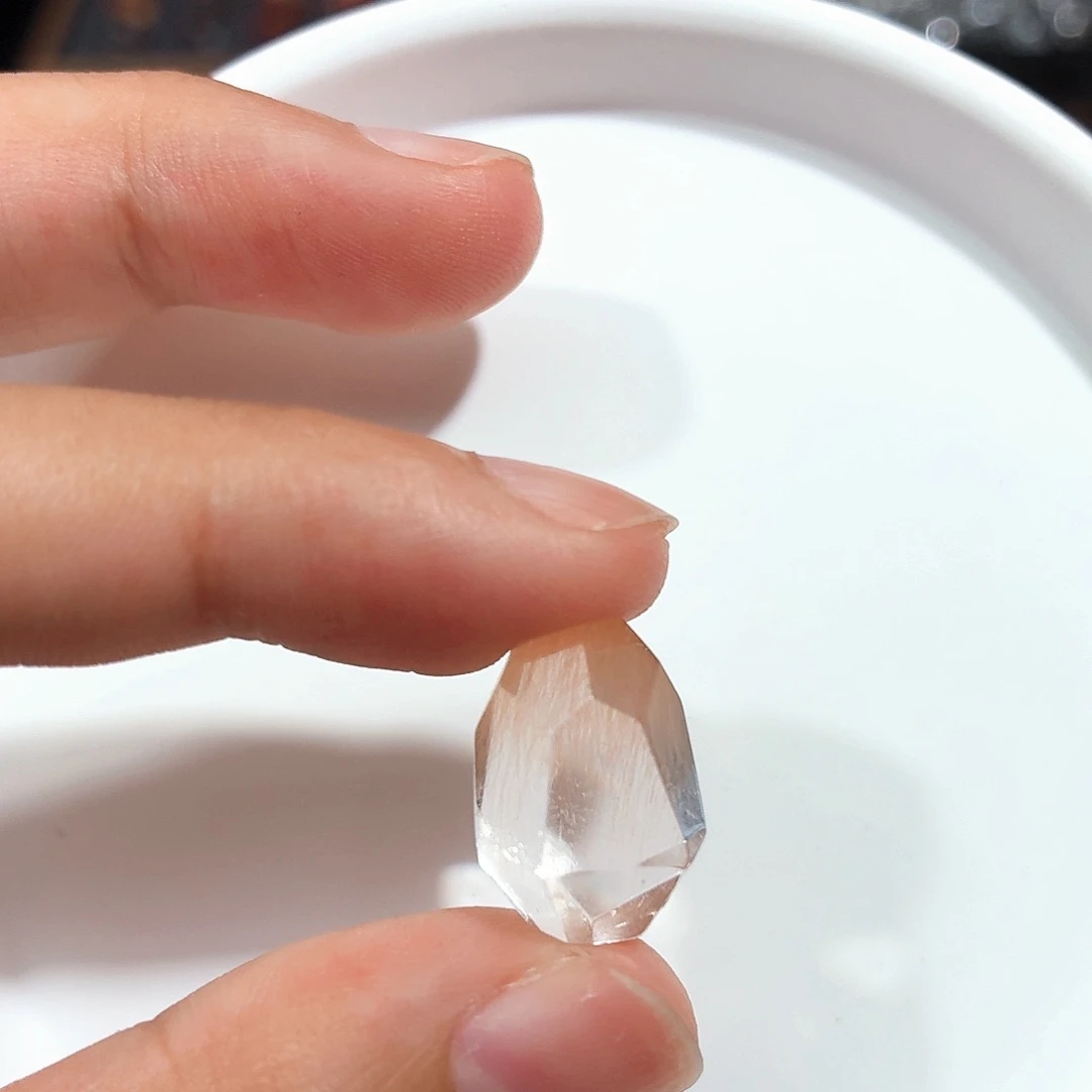 紫晶珠宝半成品银S925镶嵌兔毛