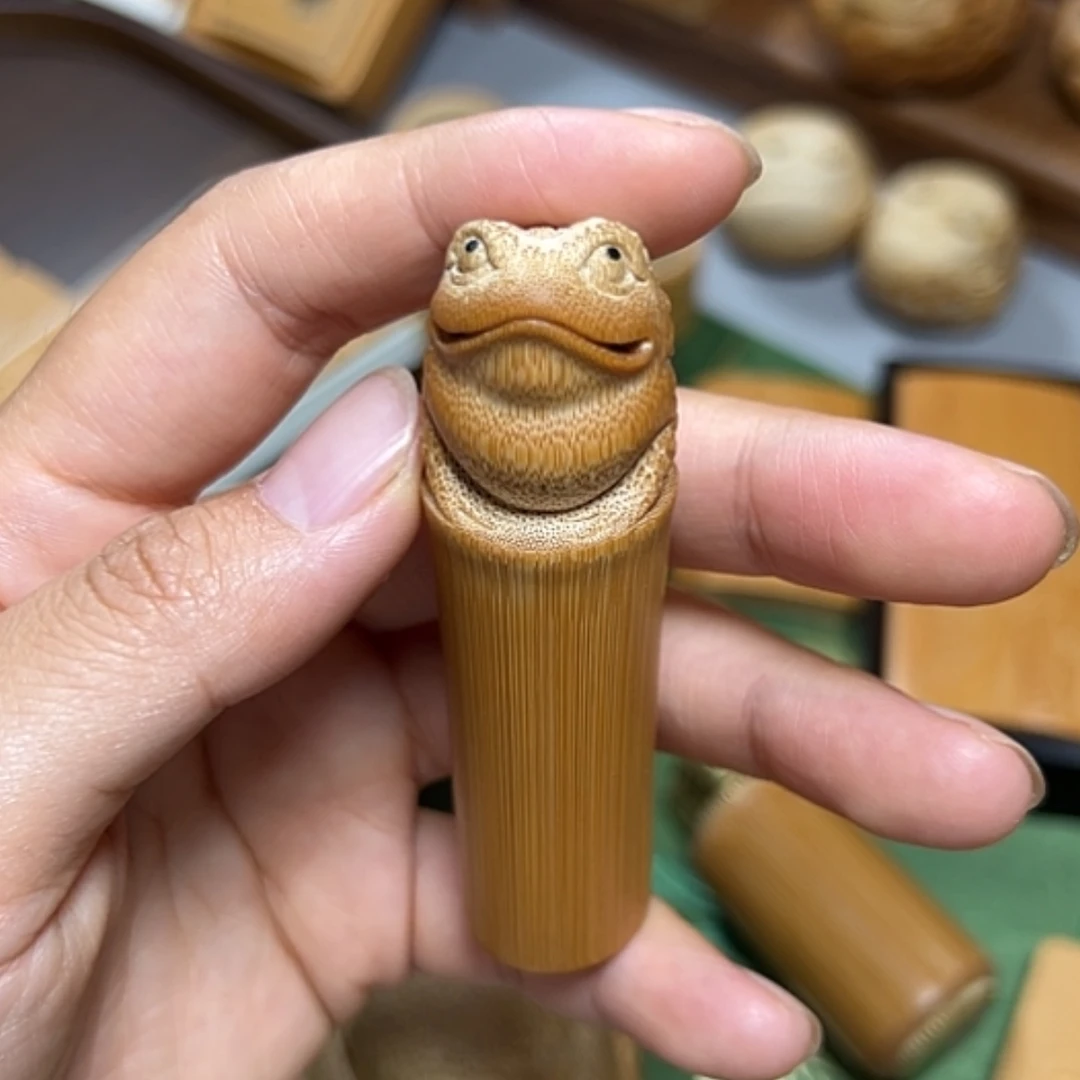 【闪购商品】实心竹金蟾