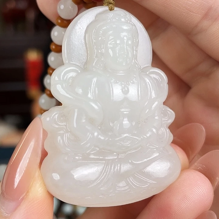 和田玉未镶嵌颈饰定制发货