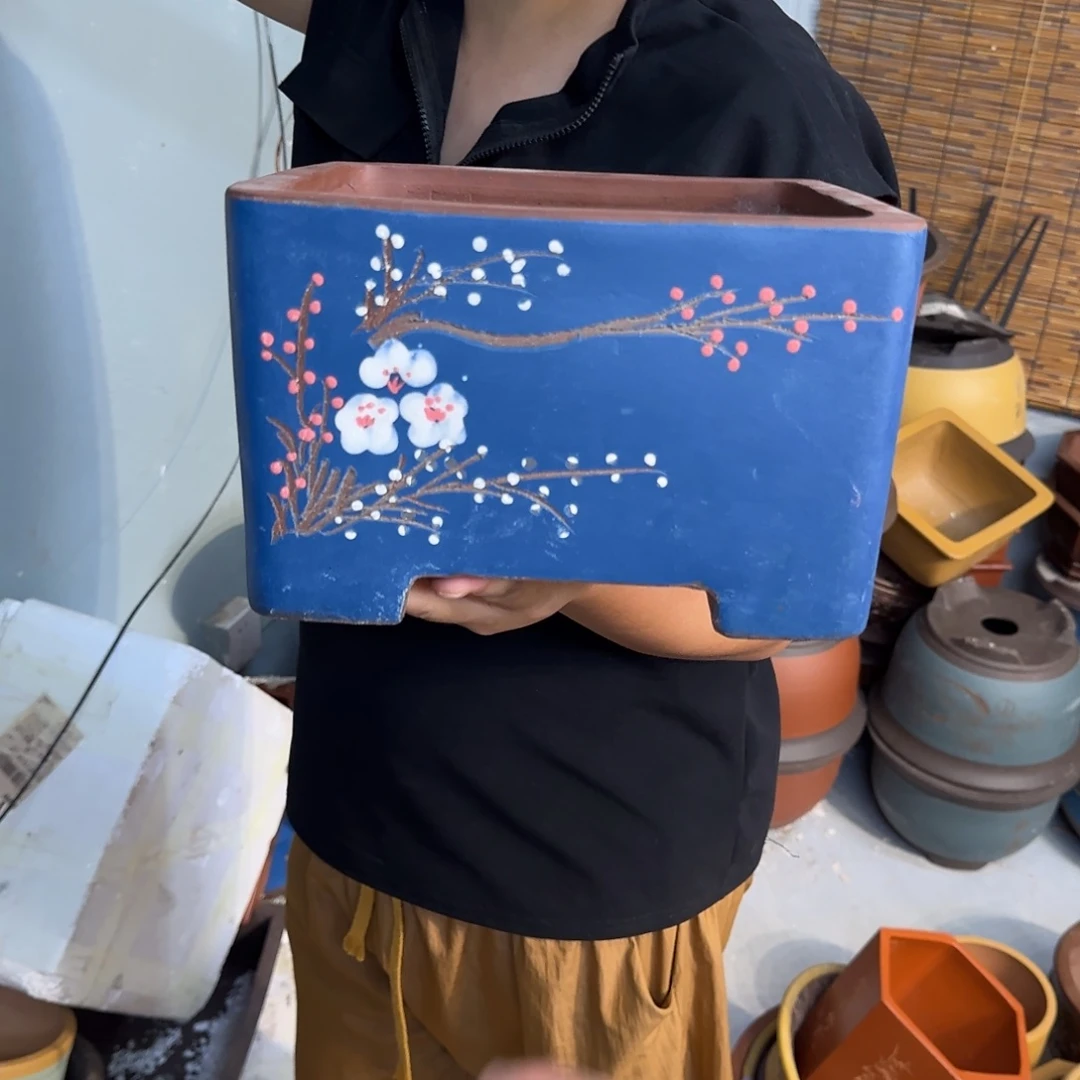 紫砂花盆口径25.15口径