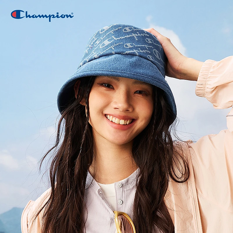 Champion老花渔夫帽2025夏季新款运动时尚盆帽户外休闲百搭遮阳帽