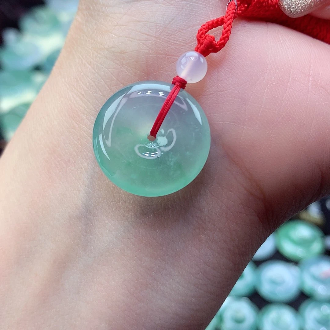 翡翠颈饰未镶嵌66尺寸19.5-5.8