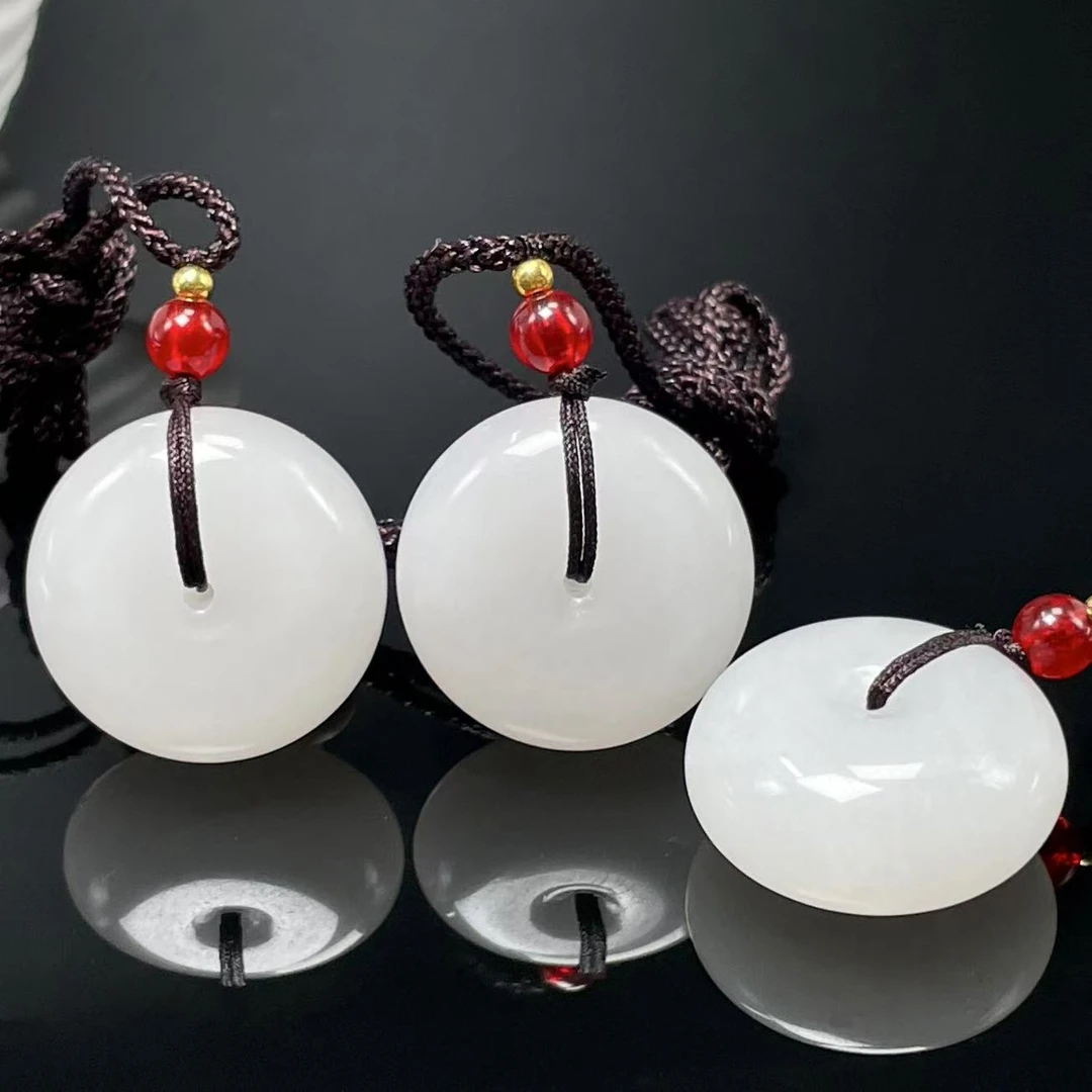 金丝玉平安扣挂件 多样性发一件