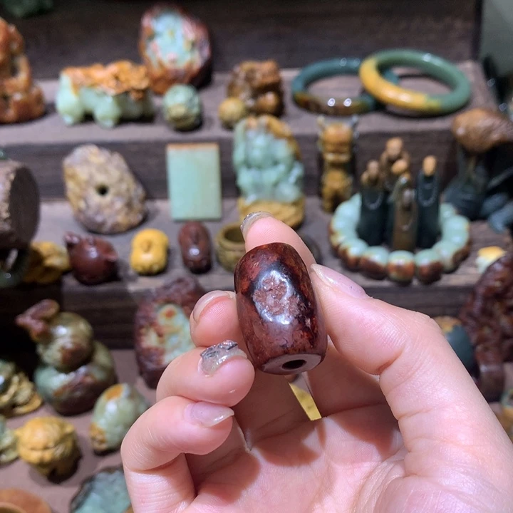 岫岩河磨玉（透闪石质玉）未镶嵌挂件