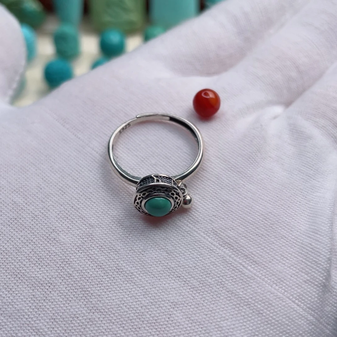 银S925镶嵌南红玛瑙珠宝奇石