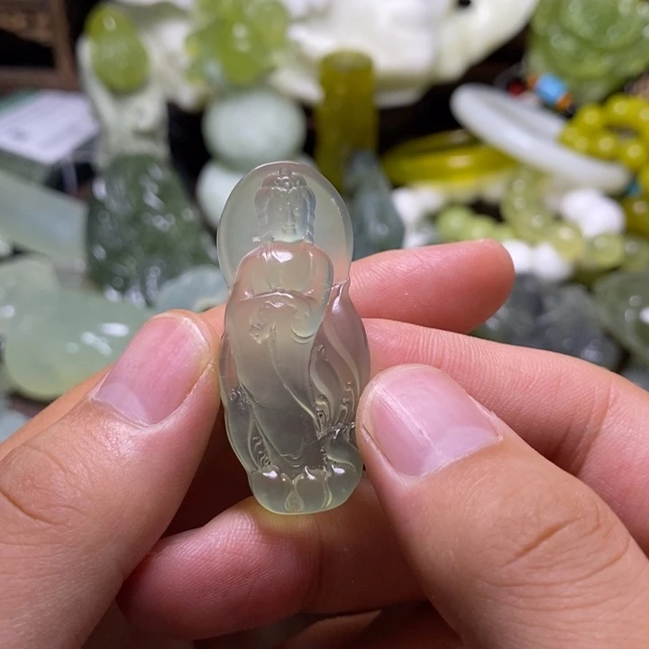 岫玉未镶嵌岫玉挂件