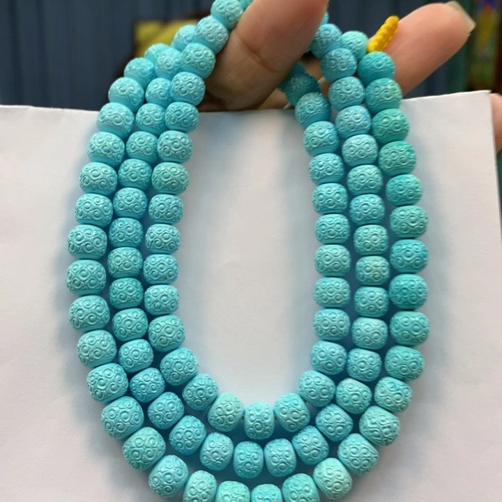 未镶嵌绿松石长链