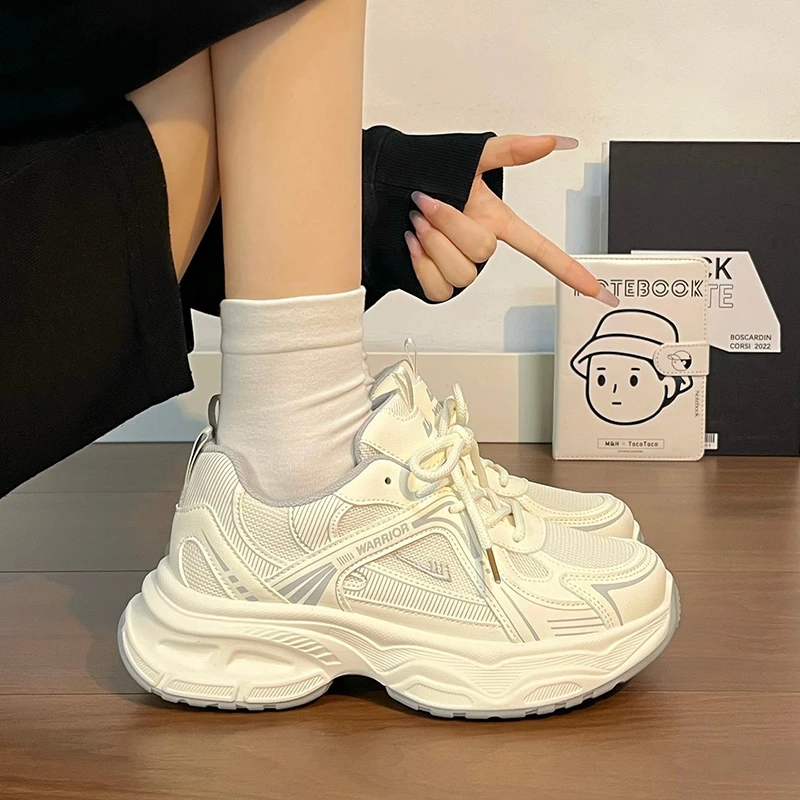 回力女鞋网面透气老爹鞋夏季爆款轻便减震百搭时尚ins小白鞋潮鞋