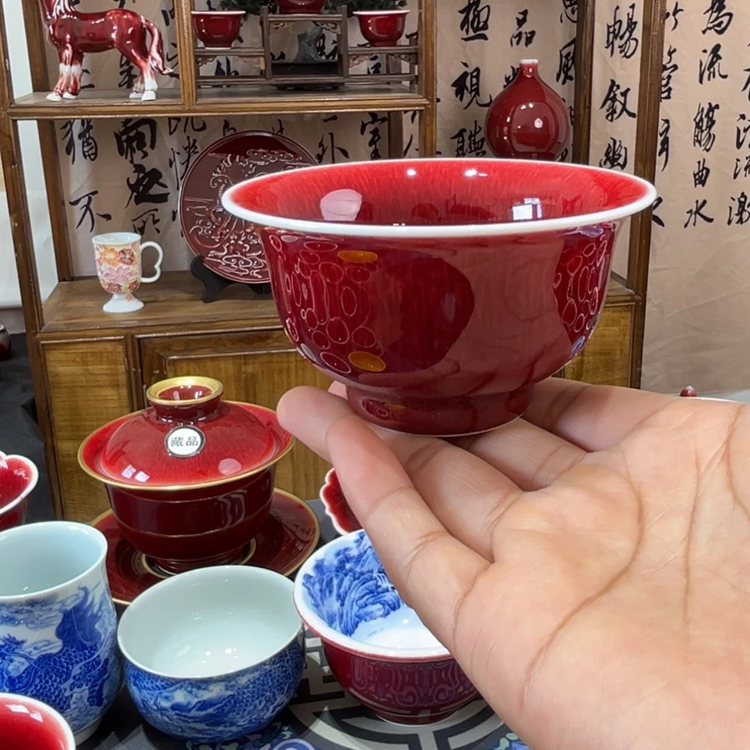 景德镇浅行窑压手杯