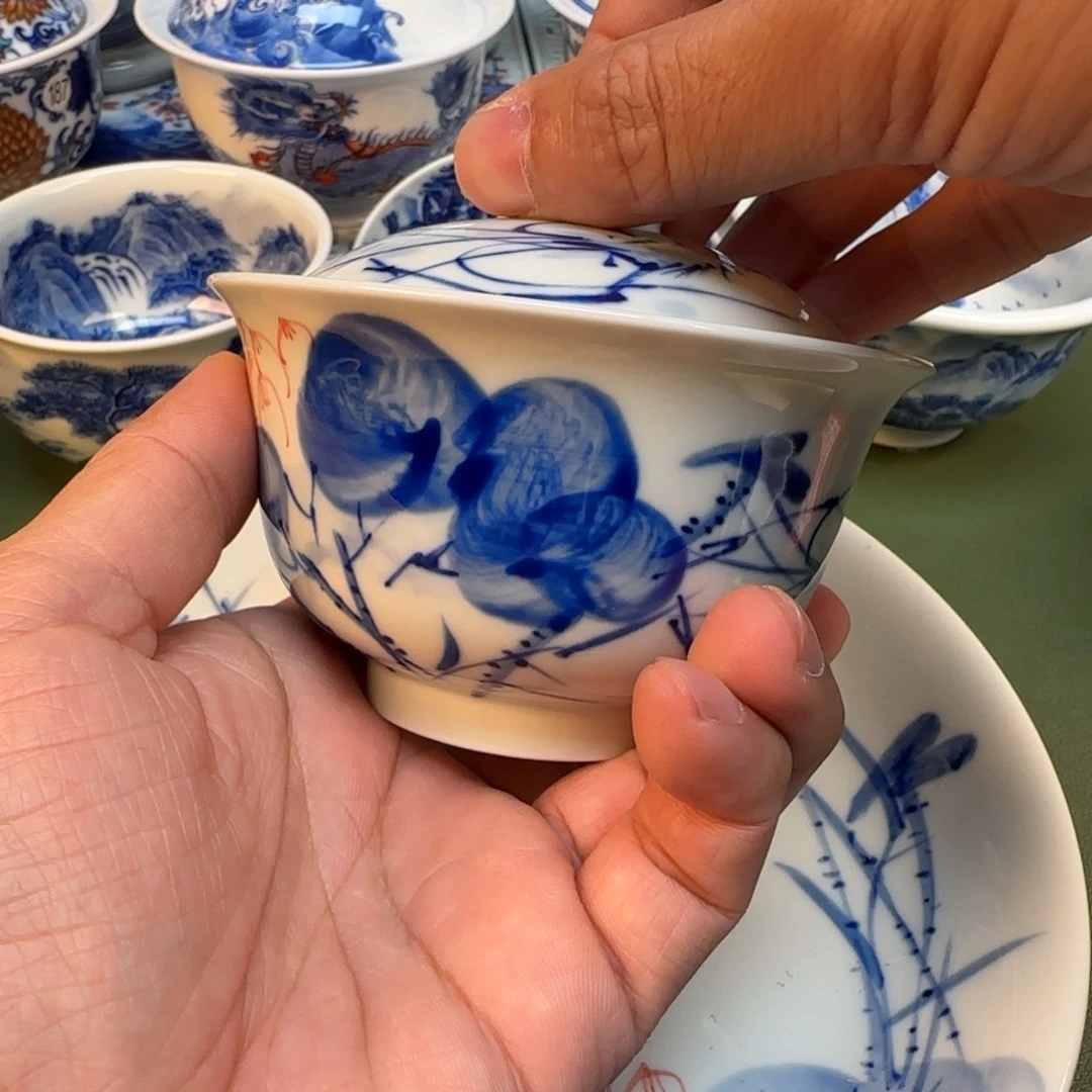 纯手工纯手绘茶具石头56