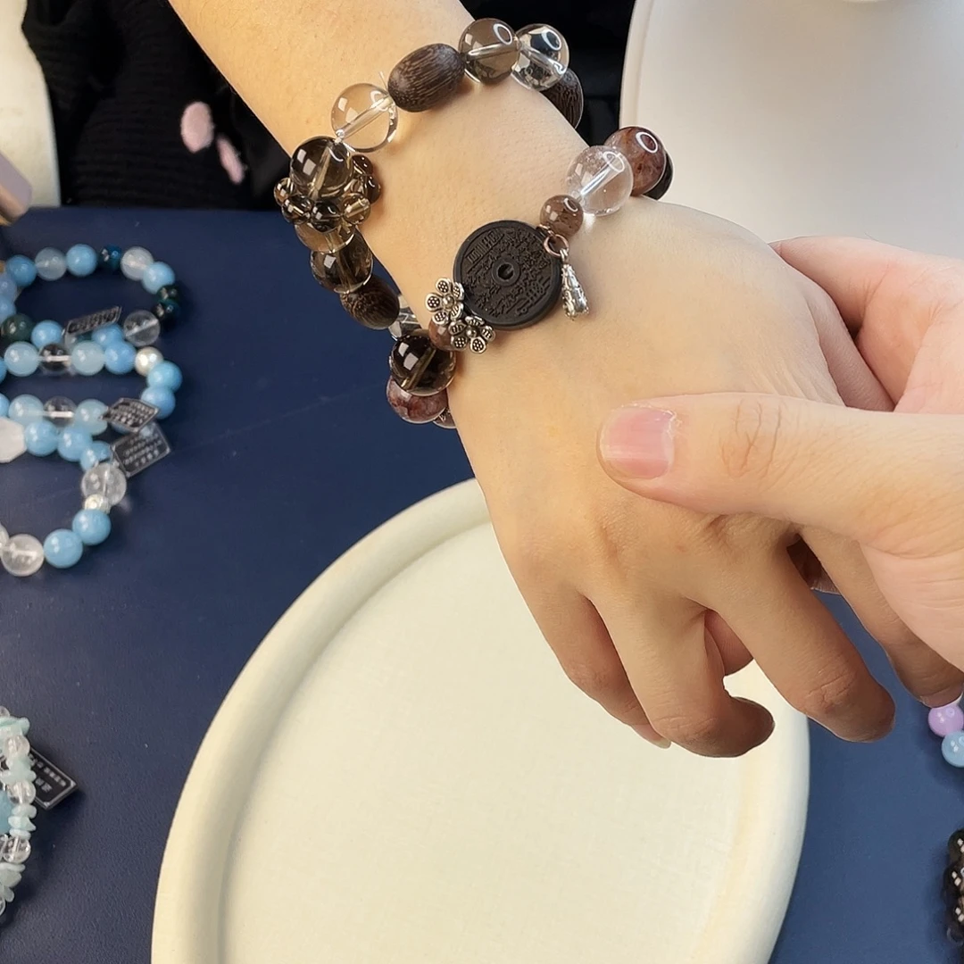 银S925镶嵌水晶手链