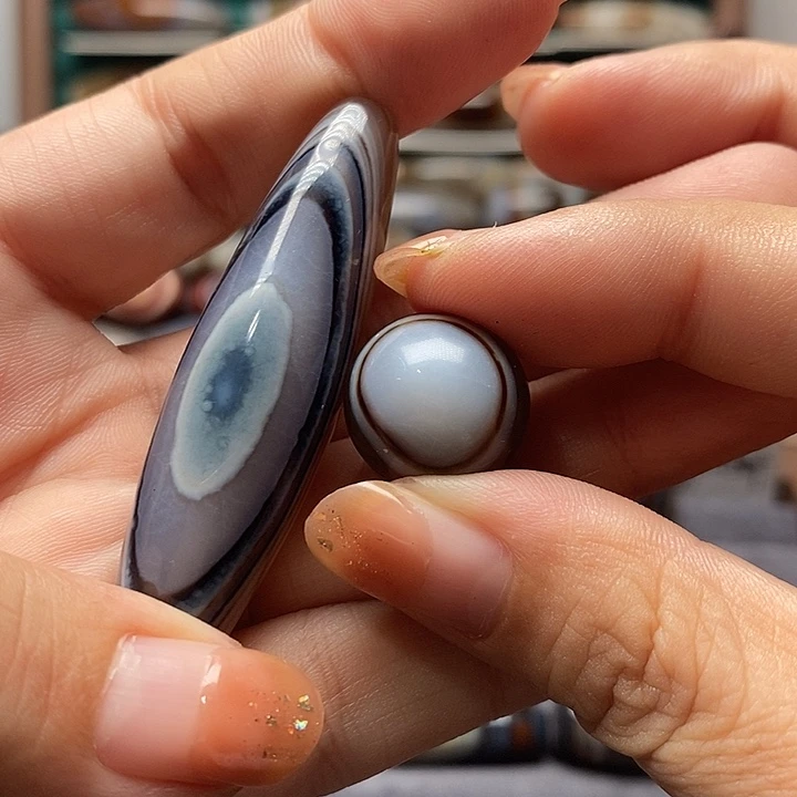 有***的玛瑙/玉髓未镶嵌吊坠(不含链)