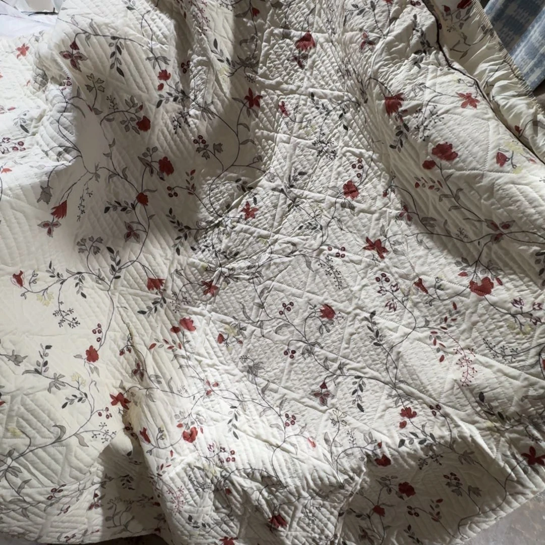 绵羊毛聚酯纤维一米五夹棉床笠