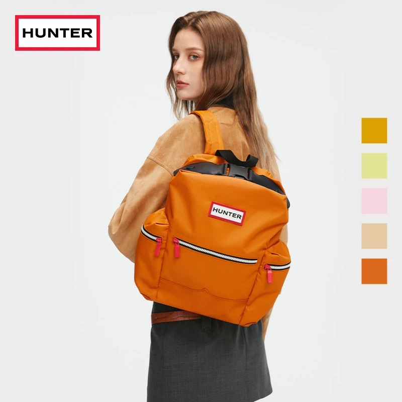 HUNTER情侣款双肩包背包书包顶扣防泼水迷你款户外旅行包