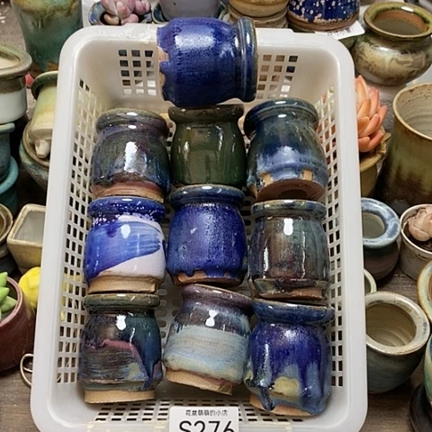 紫砂花盆Z*X276微瑕品口径4厘米左右底部有瑕疵
