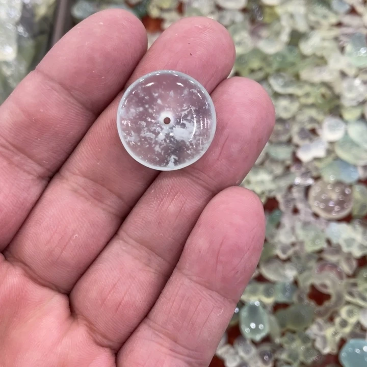 蛇纹石玉合金颈饰