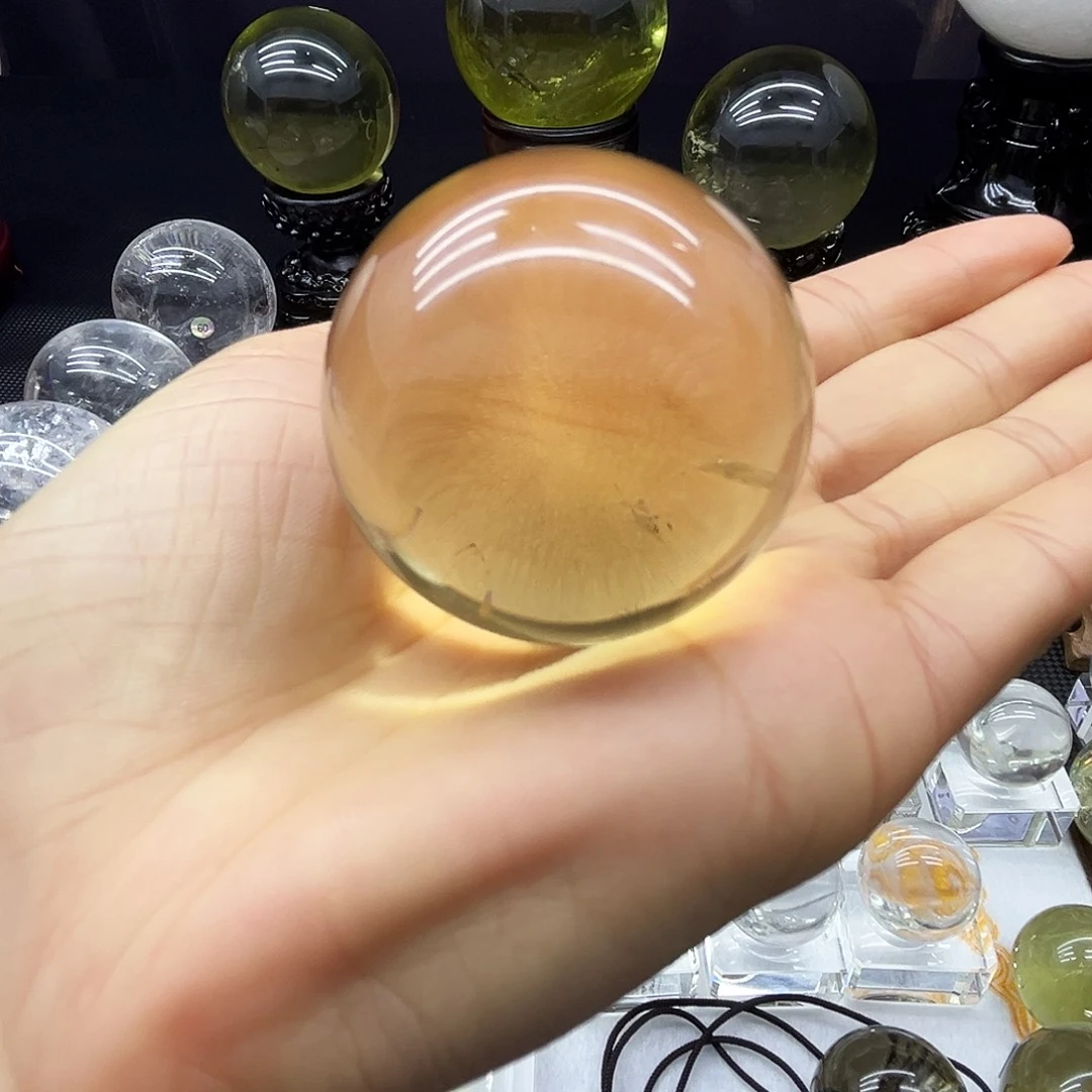 未镶嵌珠宝半成品水晶4.5公分