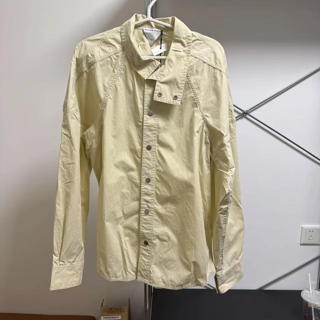 未使用 BOTTEGA VENETA/葆蝶家 淡黄色衬衫国现