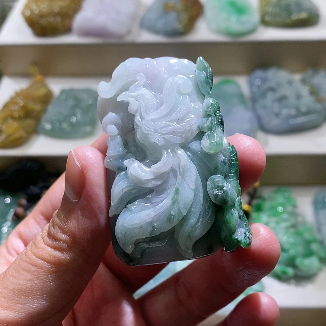 【闪购商品】翡翠颈饰未镶嵌凤凰