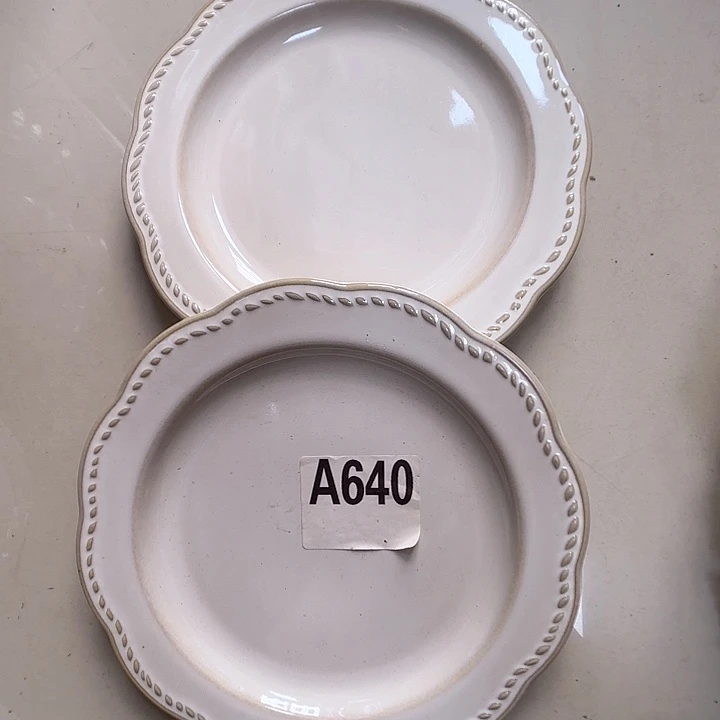 瓷片瑕疵特价陶瓷浅盘