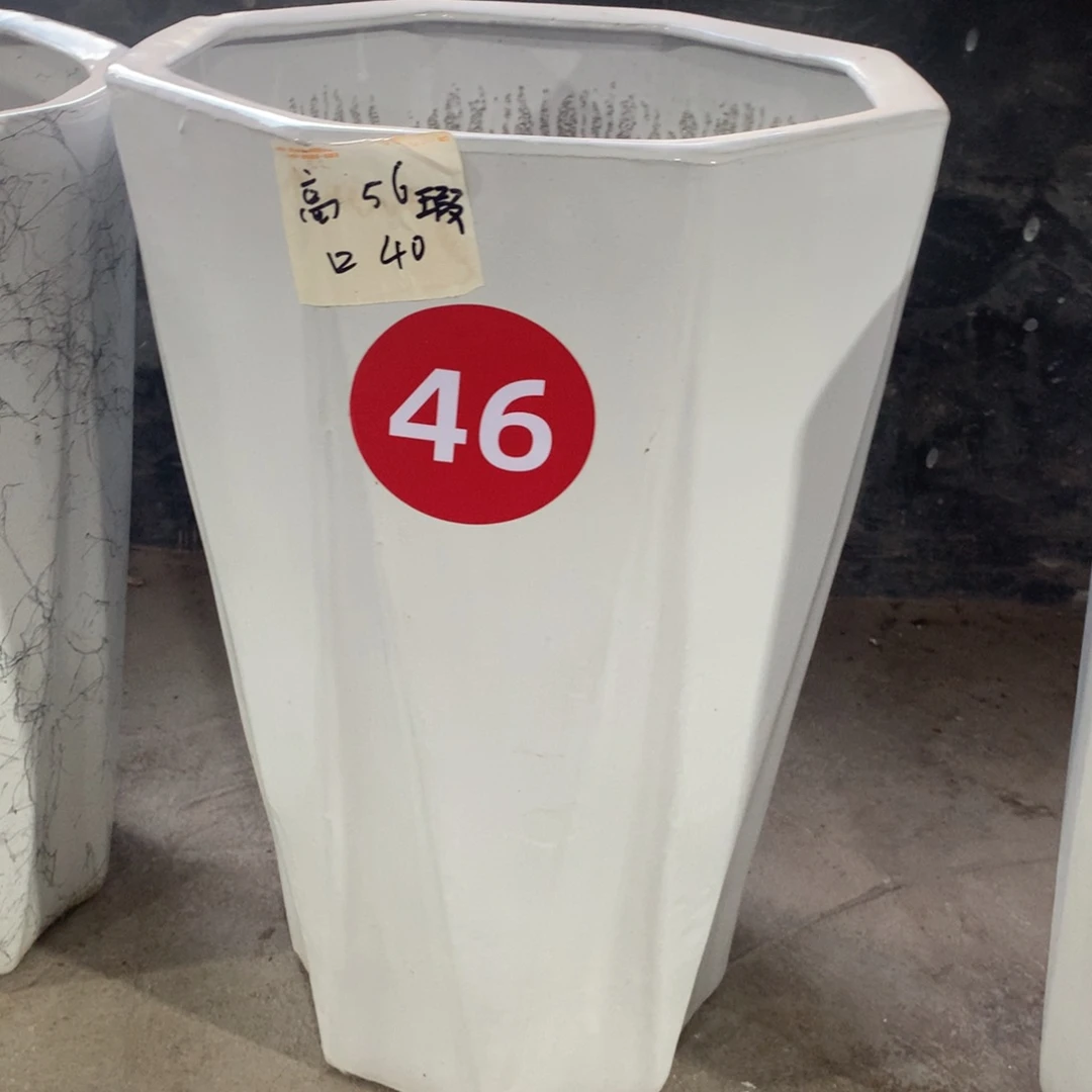 微瑕高温陶瓷花盆