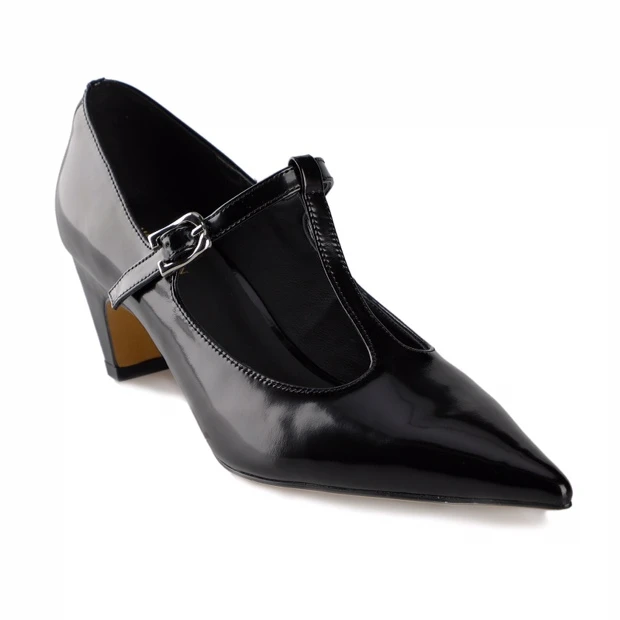 MY WANTS 25新款方头真皮高跟鞋小众气质设计感法式单鞋MK24K111