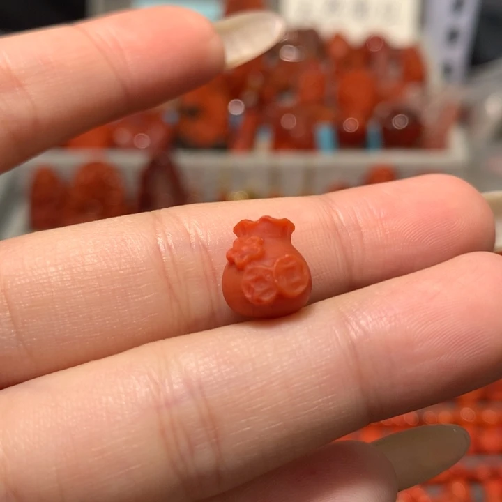 【闪购商品】未镶嵌钱袋南红玛瑙