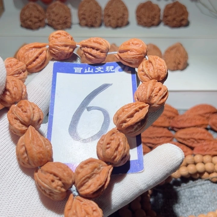 手串桃核一*一6牛角核桃手持